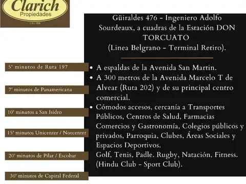 Departamento en Venta con 1 cocheras