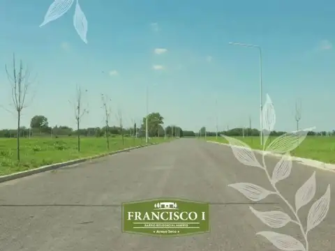 Terreno en  venta en barrio Francisco I arroyo seco
