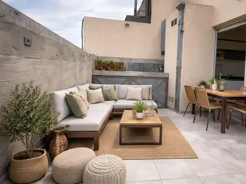 Super Terraza propia en Dpto. 80m2 Cuarto Piso