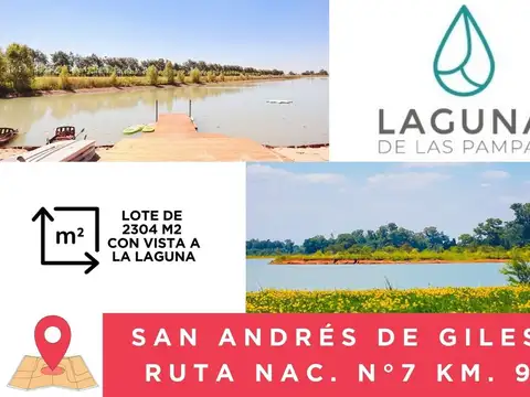 LOTE 2.304 M2 C/VISTA A LA LAGUNA - S. A. de GILES