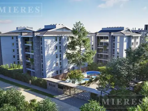 Departamento 2 ambientes con jardin y parillla, en venta Altos Los Robles Loma Verde