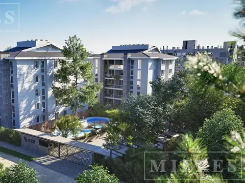 Departamento 2 ambientes con jardin y parillla, en venta Altos Los Robles Loma Verde