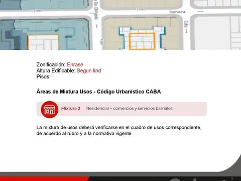Terreno en Venta en Núñez, USD 475.000