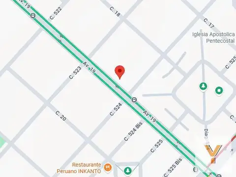 Terreno en Venta 20  mts Fondo