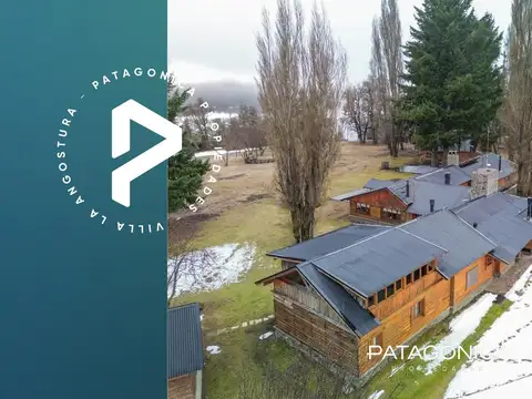 VENTA única hostería y 5 cabañas sobre Lago Falkner