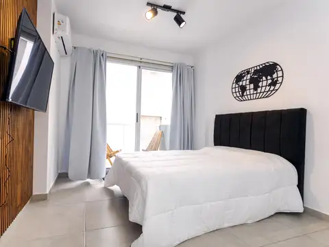 Moderno monoambiente en alquiler temporal en San Telmo. Edificio con amenities