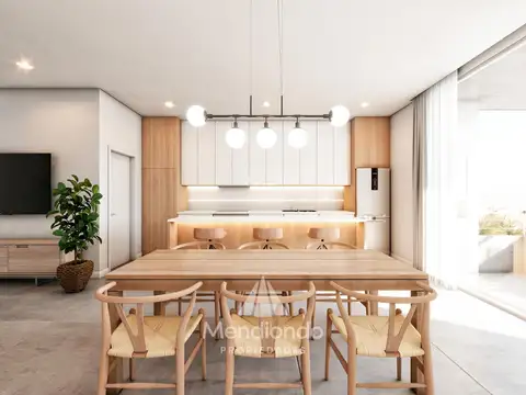 Depto 4 amb de 135m2 al frente con Balcón con parrilla - Zona Güemes Aldrey