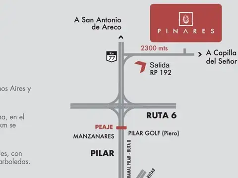 Terreno en Venta en Los Pinares Country Club, USD 35.000