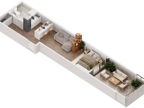 VENTA DEPARTAMENTO MONOAMBIENTE EN POZO BARRACAS
