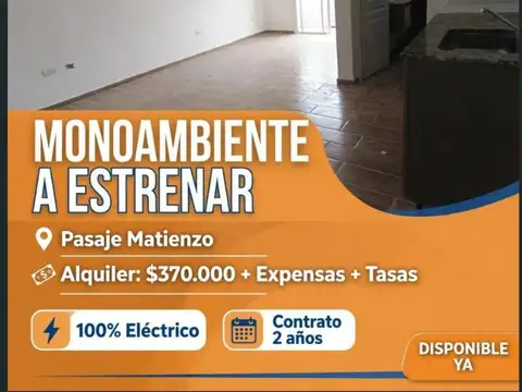 monoambiente EN ALQUILER