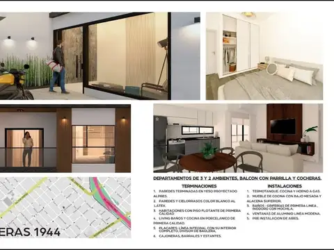 Departamento en Venta de 2 ambientes
