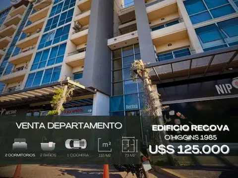 Departamento en venta c/ cochera en Godoy Cruz