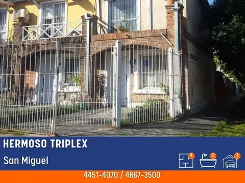 Casa - Venta - Argentina, San Miguel - Gelly y Obes 1102