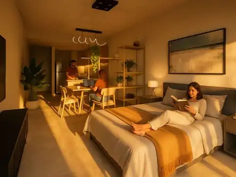 Departamento 3 ambientes con 2 baños