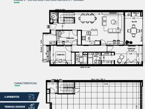 Departamento en Venta de 3 dormitorios
