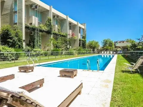Departamento 2 ambientes Pileta Gym Jardin loundry  sauna