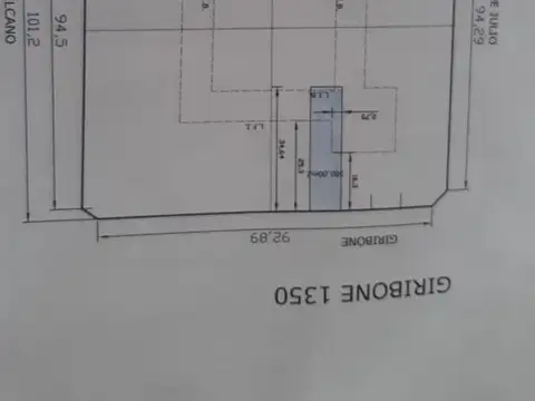 Terreno en Venta 8  mts Frente