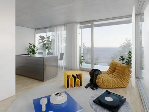 Departamento 2 ambientes con 2 baños