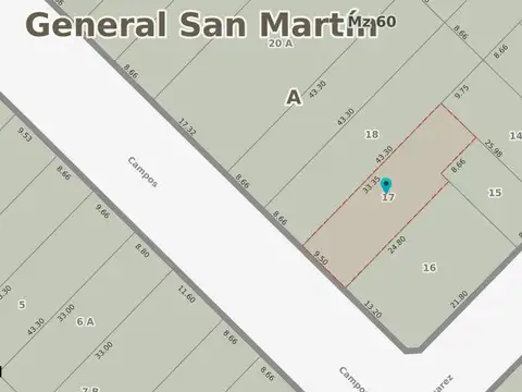 Terreno en Venta en Centro, USD 185.000