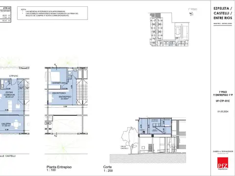 Departamento en Venta de 1 dormitorio