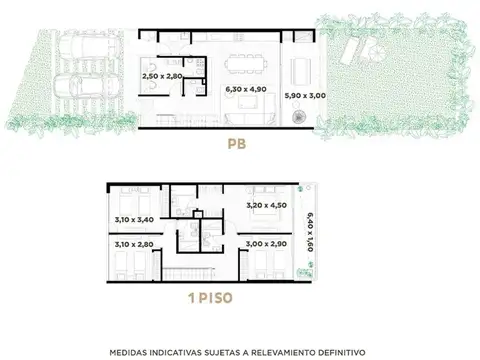 Departamento 5 ambientes con 4 baños