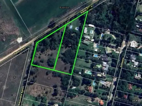 FRACCIÓN EN VENTA EN  CHACRAS DE CANNING  5530 M2