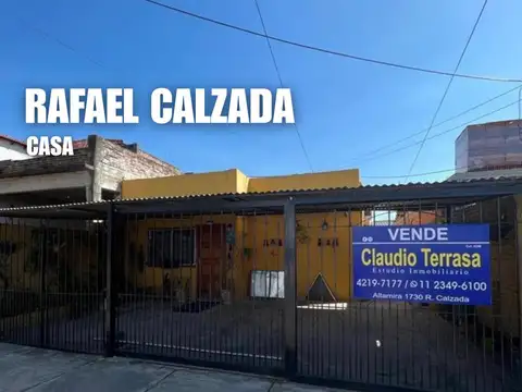 CASA EN VENTA EN RAFAEL CALZADA