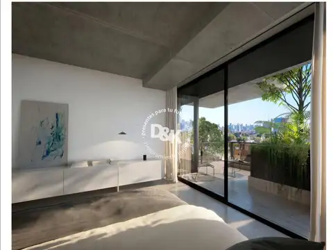Departamento Monoambiente con 1 baño