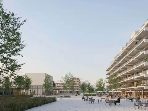 Departamento 2 ambientes con 2 baños