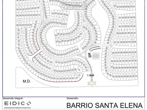 Lote perimetral 550 m² en Santa Elena Pilar del Este