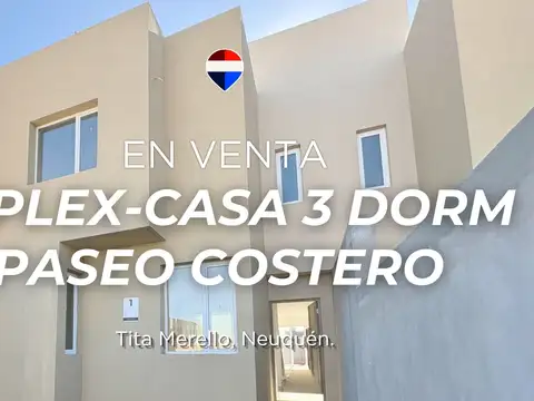VENTA DUPLEX 3 DORMITORIOS CONFLUENCIA RURAL