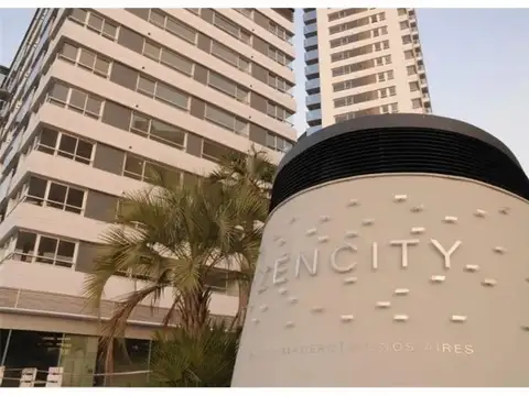 Excelente departamento 2 ambientes en Zencity con muebles y cochera fija. Precio Incluye expensas.