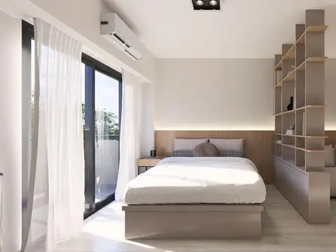 Departamento Monoambiente con 1 baño