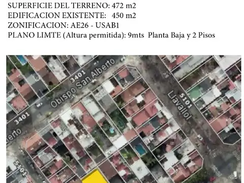 Terreno en Venta de 472,0 m2