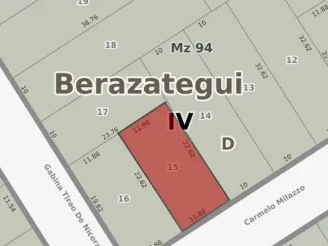 Terreno en Venta, FOT 1,2