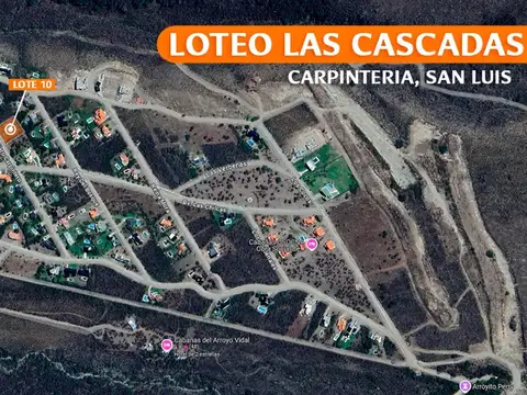 Terreno en Venta en Las Cascadas, USD 30.000