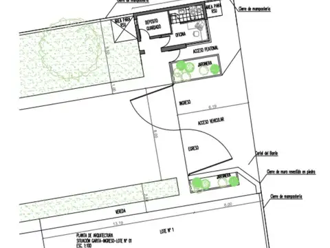 Terreno en Venta en Rivadavia, USD 68.000