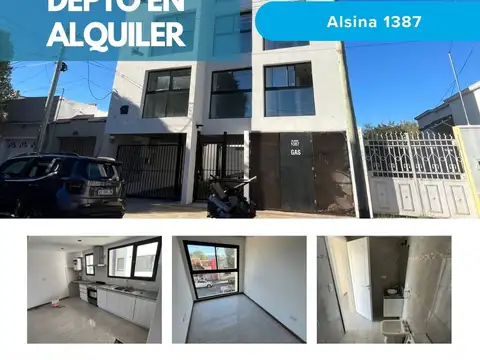 Departamento a estrenar en Alsina al 1300 con cochera – 3 ambientes