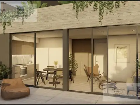Departamento Monoambiente con 1 baño