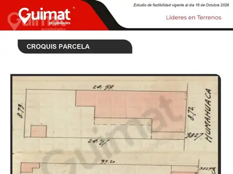 Terreno en Venta de 497,0 m2