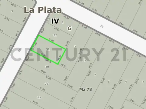Terreno en Venta en Ringuelet, USD 55.000