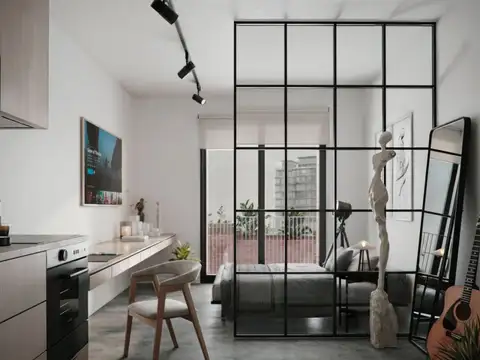 Departamento Monoambiente con 1 baño