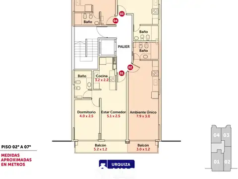 Departamento en Venta en Centro, USD 64.600