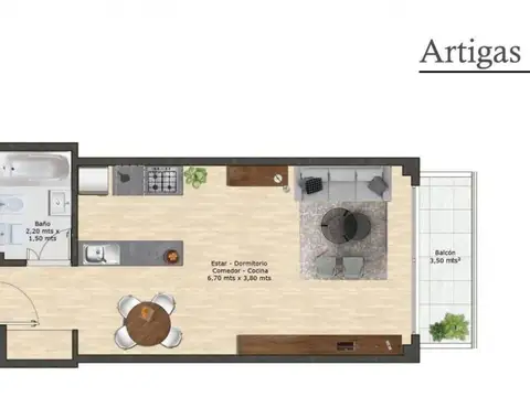 Departamento en Venta A Estrenar