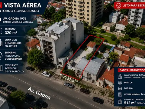 Terreno en Venta de 320,0 m2