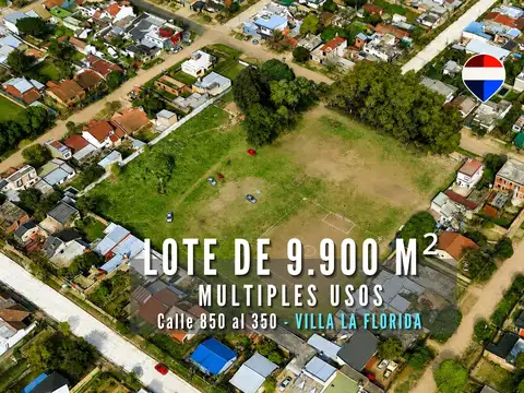 VENTA LOTE DE 9.900 m² – VILLA LA FLORIDA