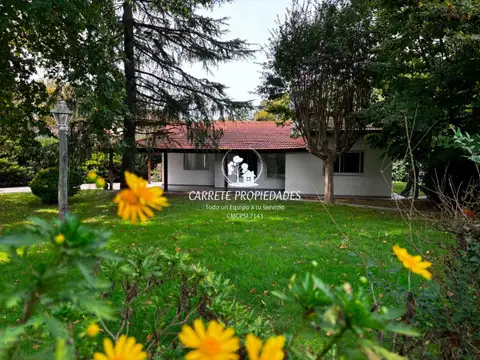 Casa en venta sobre lote interno. Mapuche Country Club. Pilar