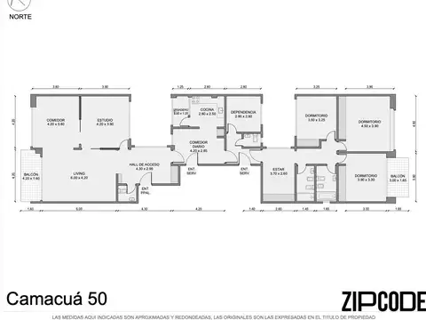 Departamento en Venta en Flores Norte, USD 270.000