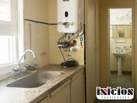 Departamento 2 ambientes con 1 baño