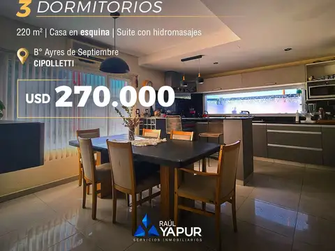 CASA EN VENTA | AYRES DE SEPTIEMBRE | CIPOLLETTI